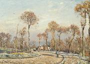 The Road to Versailles, Camille Pissarro